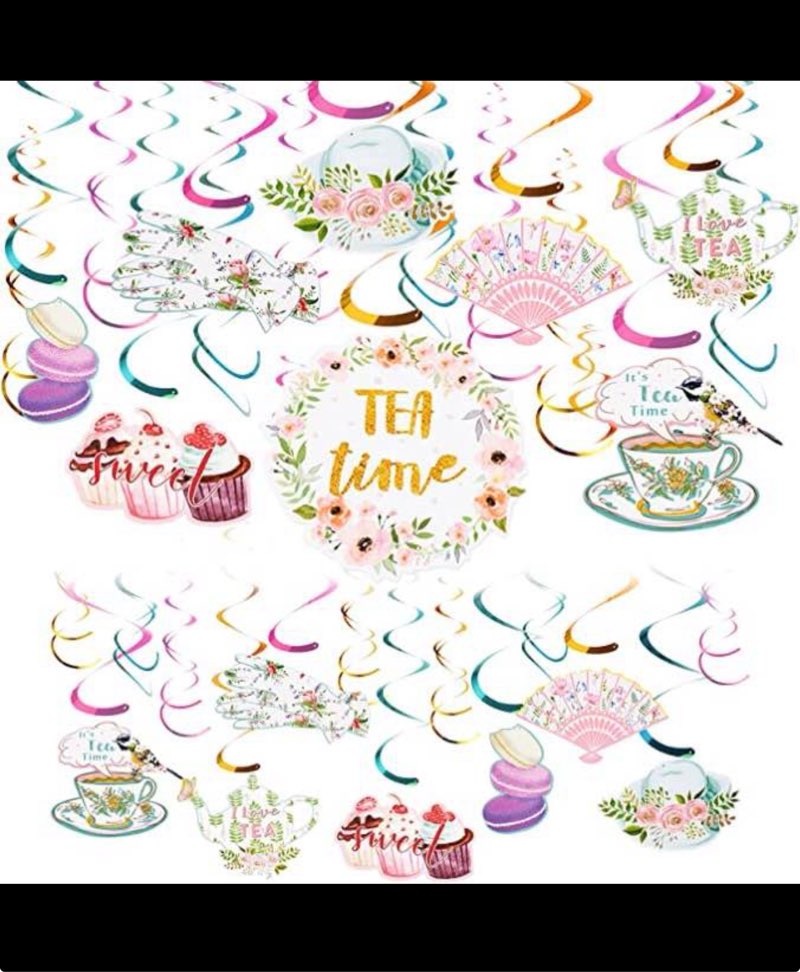 assorted celebration/decoration supplies (may include a variety of styles, colors, and themes)
