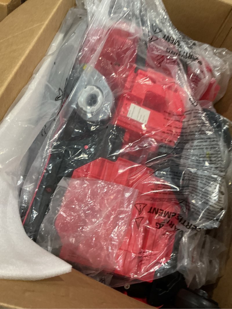 Condition photo showing Good Condition for kid trax 12v zero turn lawn mower jr. ride on toy - riding lawn mower, outdoor toys, kids electric car, tractor toy, dual handle, twist and turn, speed to 2.5 mph, max weight of 66lbs, age 2-5, red junior red 2–5 yrs old