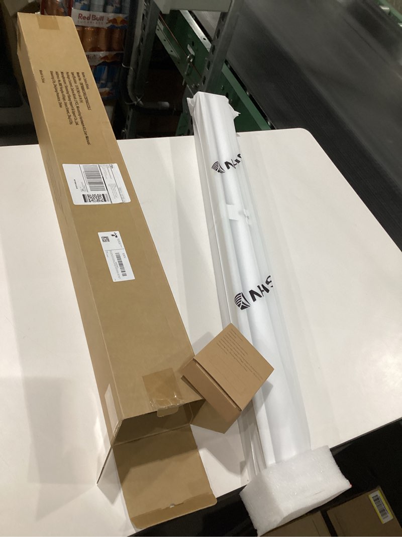 Condition photo showing New/Like New for GHV Cordless Zebra Blinds for Windows Free-Stop Shades Light Filtering Dual Layer Light Control for Day and Night (White, 35 in (W) x 64 in (H)) White 35 in (W) x 64 in (H)