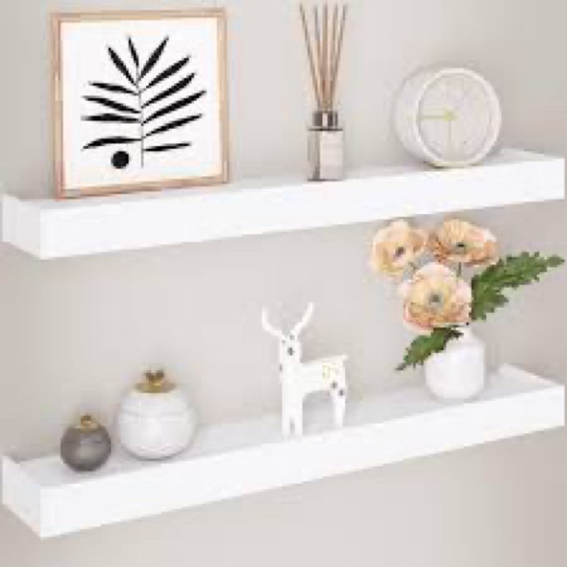 Ballucci design white shelves 93.5x22.7