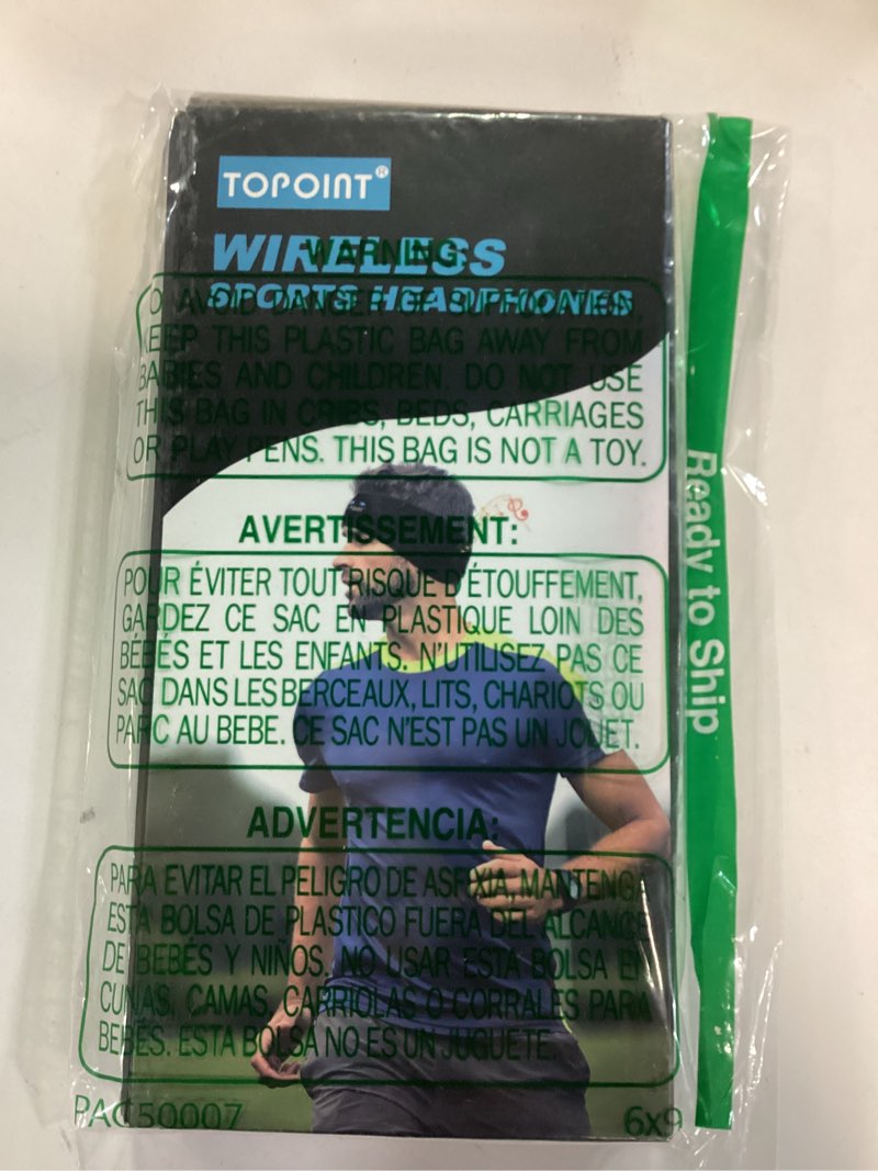 Condition photo showing New/Like New for TOPOINT Sleep Headphones Headband Bluetooth 5.4, Sports Headband Wireless Earphones Sweat Breathable with HD Stereo Speaker for Women Men Sports Gifts Workout Jogging Yoga Insomnia Travel Meditation
