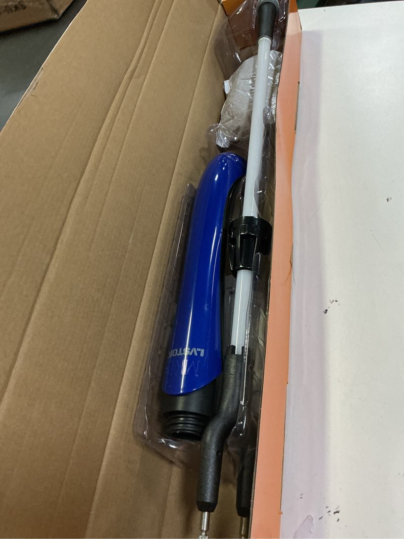 Condition photo showing As Is for Cattle Prod,Upgrade Durable Material Pole,Ultra-Long Battery Life,IP45,Suitable for Modern Animal Husbandry and self Defense Stick,Repel Cattle,Pigs,Aggressive Dogs,Wild Animals Blue 23inch