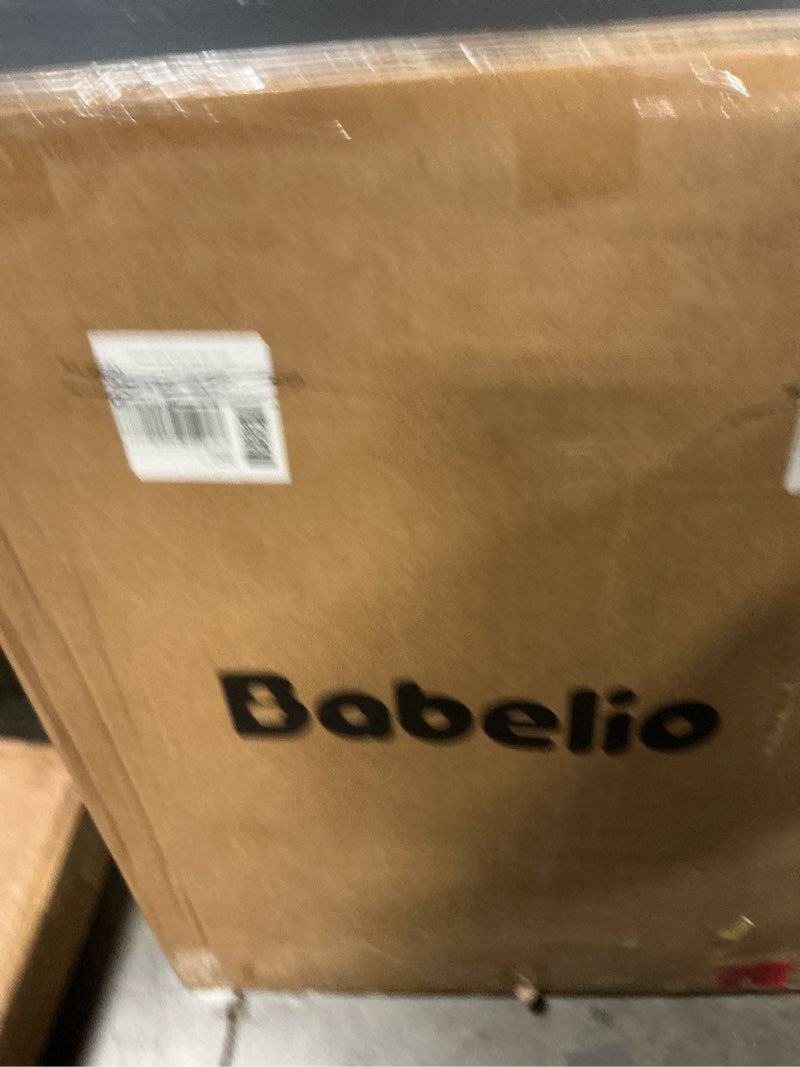 Condition photo showing New/Like New for babelio 36" tall upgraded baby gate with cat door,29-43" auto close durable dog gate for stairs,doorways and house,easy walk thru,includes 4 wall cups,black black 29-43" wide, 36" tall