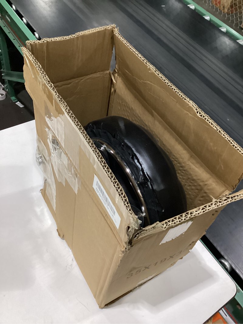 Condition photo showing Good Condition for wringkit low roller seat, pu leather low rolling stool with wheels, 360° swivel round low roller chair for garage, home, office, shop, 9" height