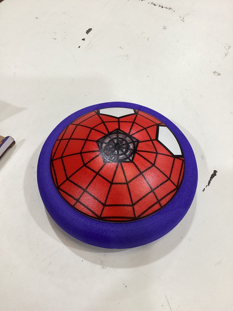 Condition photo showing Good Condition for soccer toys for boys 4-6 hover soccer ball indoor gifts for boys kids toys birthday gifts for 4 5 6 7 8 9 10 year old boy air floating soccer toy with led lights foam bumper
