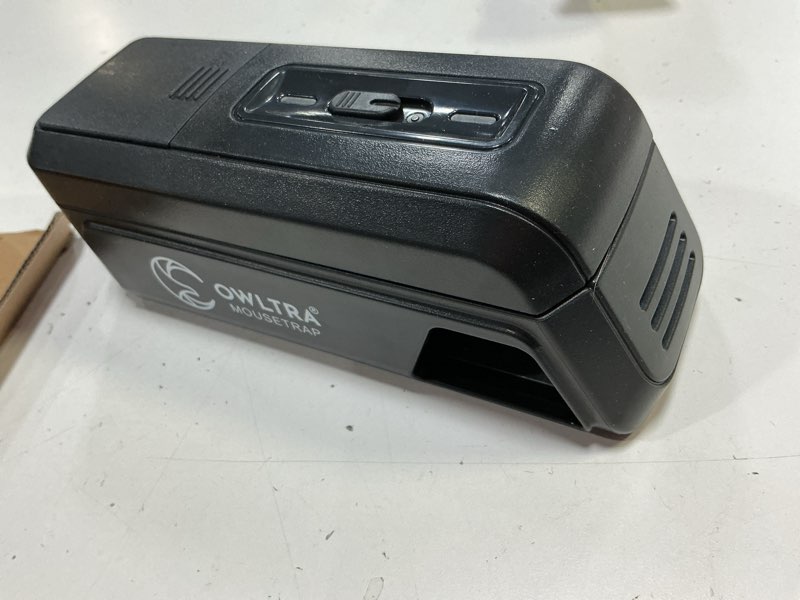 Condition photo showing As Is for owltra ow-2 indoor electric mouse trap 2 pcs, instant kill rodent zapper with pet safe trigger, black 2 pack electric mouse trap