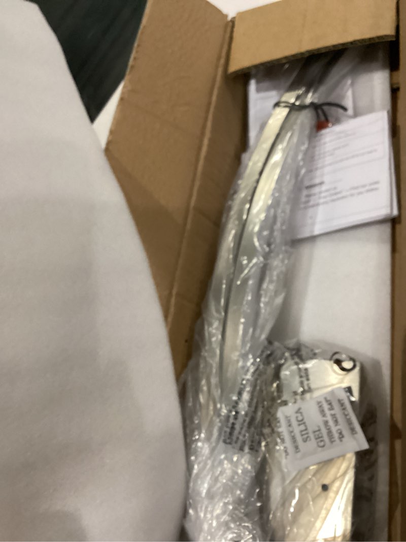 Condition photo showing As Is for 31.5 inch Modern Bathroom Vanity Light Brushed Nickel Lights Fixtures Dimmable 5CCT Led Bathroom Light Fixture Over Mirror Modern Wall lamp for Cabinet Hallway 31.5Inch Chrome