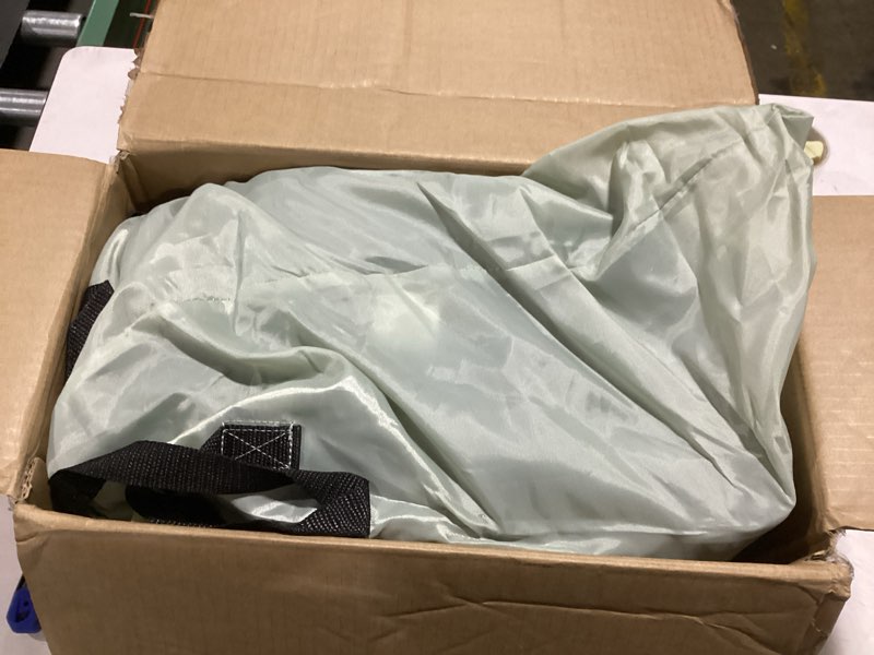 Condition photo showing As Is for idoo king size air mattress with built in pump, 20” raised inflatable mattress for home camping and guest, upgraded blow up mattress, durable wave beam strong support, air bed 80x76x20in(king) brown king