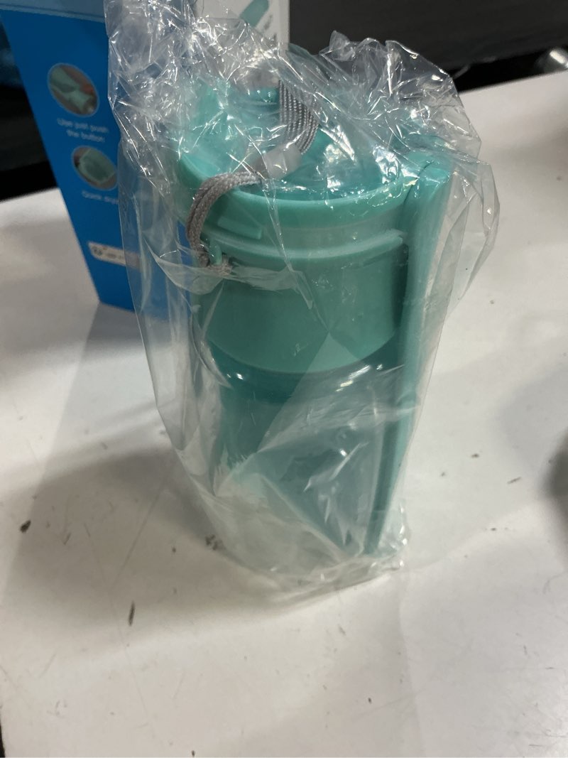Condition photo showing Good Condition for soicta portable dog small animals water bottle for walking 19 oz or 12 oz pet water bottles for puppy medium large dogs little animals water dispenser dog small animals water bowl blue 19oz