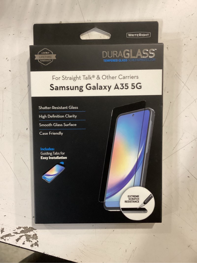 Condition photo showing New/Like New for duraglass tempered glass screen protector for samsung galaxy a35 5g