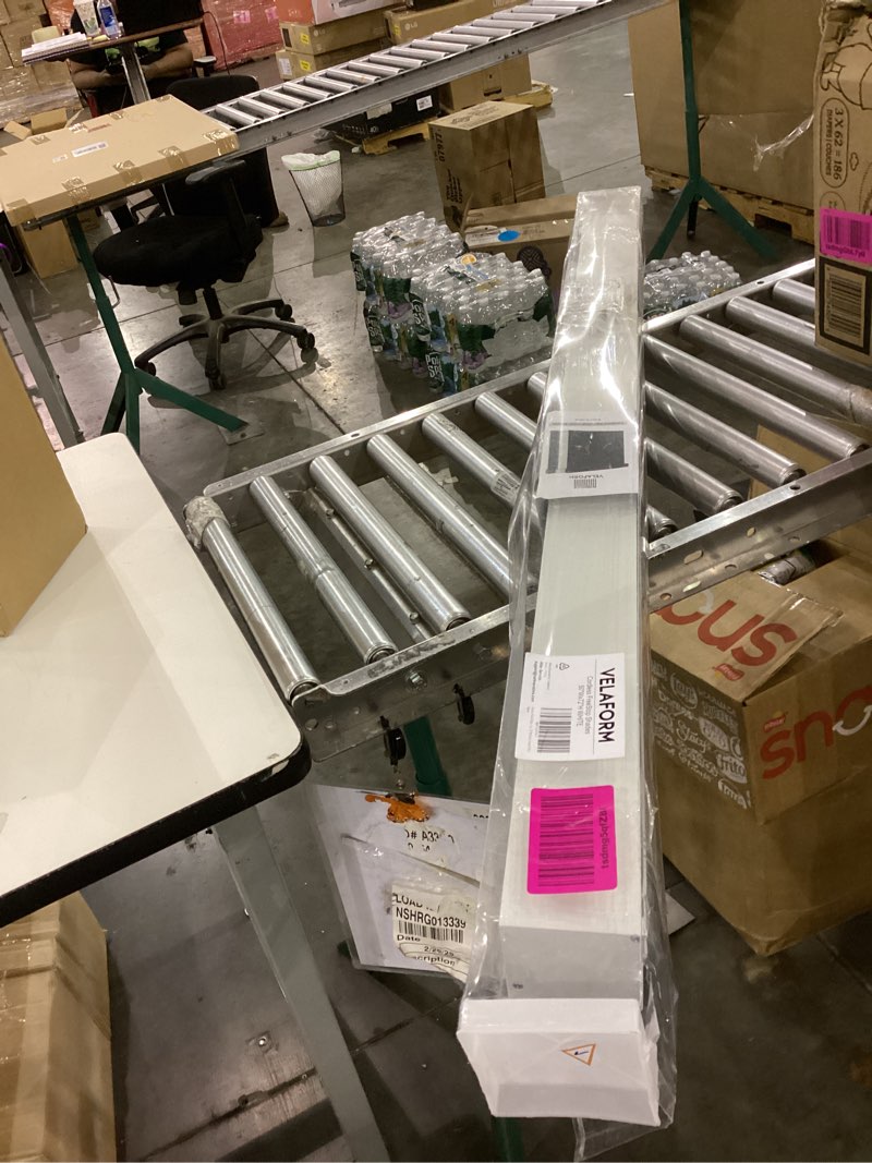 Condition photo showing As Is for Blackout Roller Blinds – Cordless with Free-Stop, Thermal Insulation, UV Protection, 50" x 72" (White) for Home/Office White 50"W x 72"H