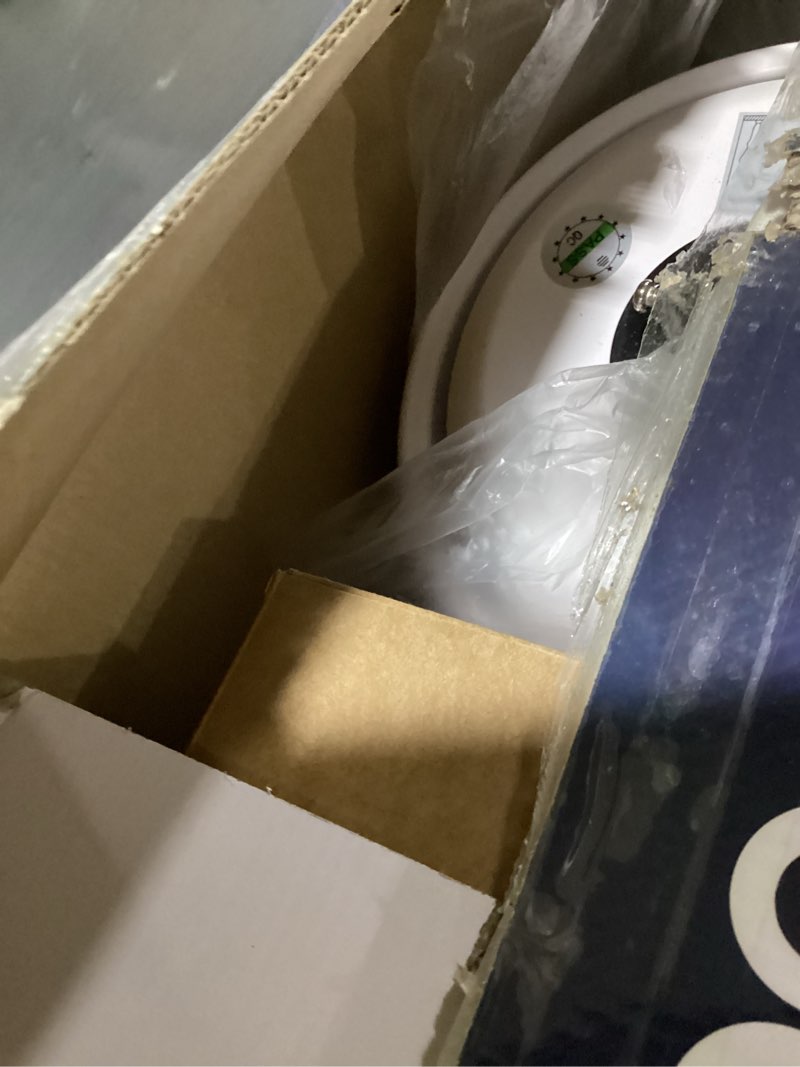 Condition photo showing As Is for ocioc 52 Inch Smart Ceiling Fan,Modern Ceiling Fans with Lights and Remote,Compatible with Alexa/Google Home/APP,Reversible,Dimmable,3 CCT,Timer,White Ceiling Fan for Living Room,Bedroom White 52-inch Smart