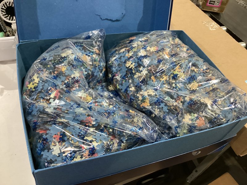 Condition photo showing New/Like New for ravensburger 17829 evening walk in paris - 18000 piece puzzle for adults, every piece is unique, sof
