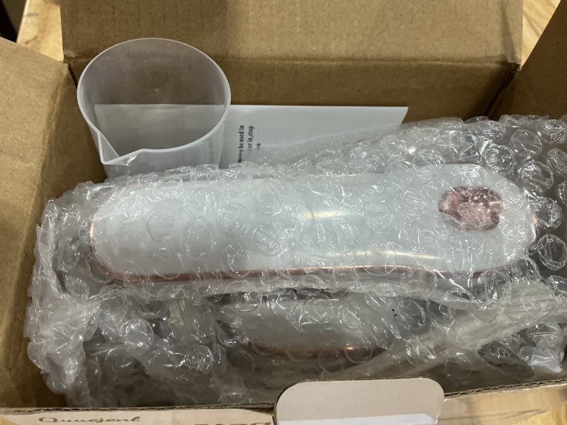 Condition photo showing New/Like New for travel steamer iron for clothes mini - portable ironing machine travel small size portable steamer travel college dorm home essentials (white)