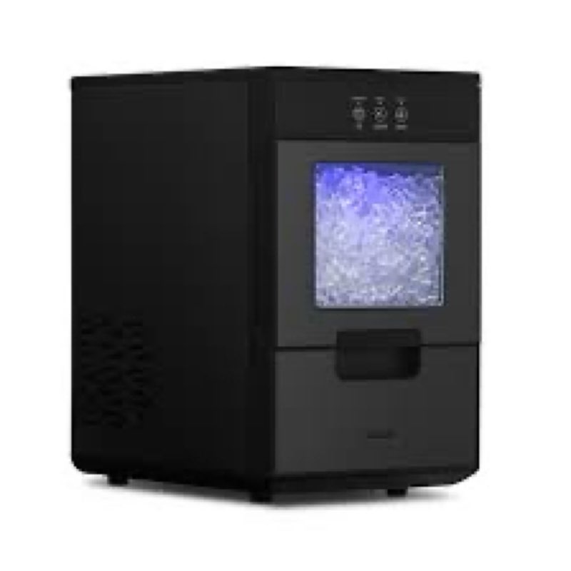NewAir 44.0-lb Ice Per day Nugget/Pebble Ice Maker ( Black Stainless Steel )