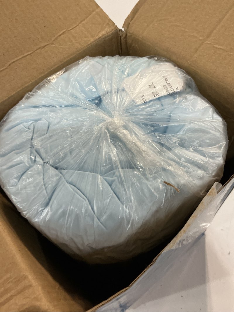 Condition photo showing New/Like New for gohero cooling blanket queen - arc-chill q-max >0.5 cool summer blanket for hot sleepers - double design lightweight blanket absorbs heat to keep cool on warm nights(90"x90") blue blue queen