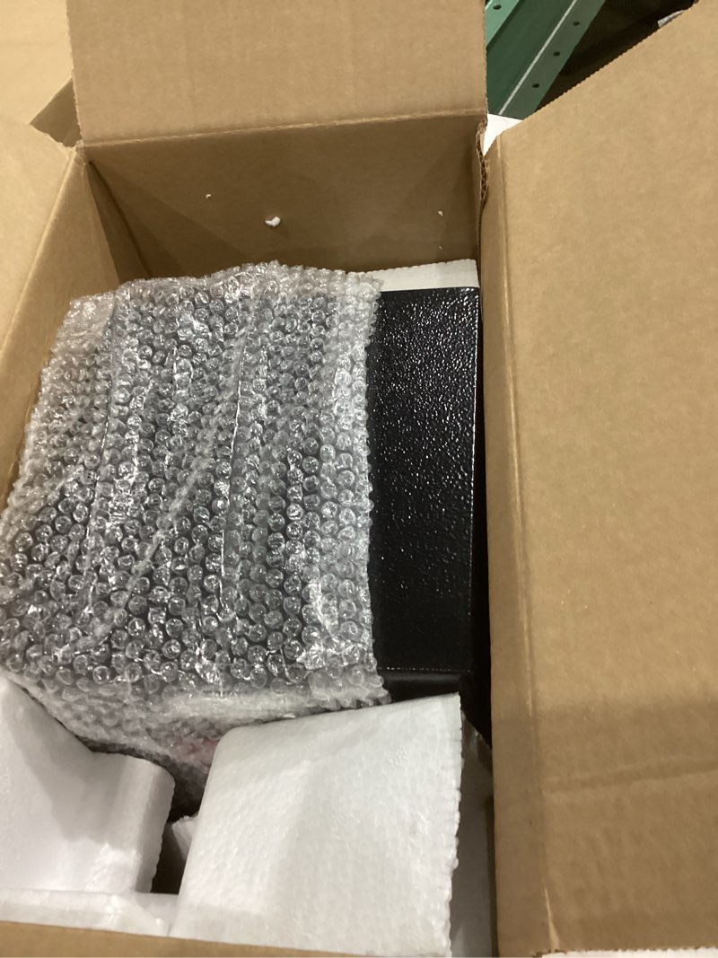 Condition photo showing Good Condition for SereneLife Premium Steel Digital Safe Box - 9.1" x 6.7" x 6.7" | Secure Storage for Cash, Firearms & Jewelry | Great For Hotels, Cabinets & Home Use | Electronic & Mechanical Access | 2 Keys | Black