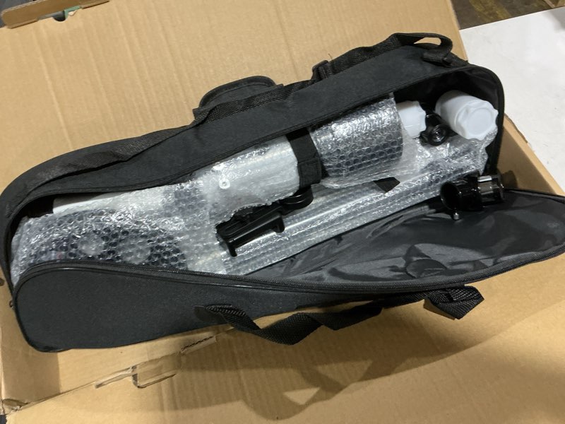 Condition photo showing Good Condition for gskyer telescope, 70mm aperture 400mm az mount astronomical refracting telescope for kids beginners - travel telescope with carry bag, phone adapter and wireless remote. az70400