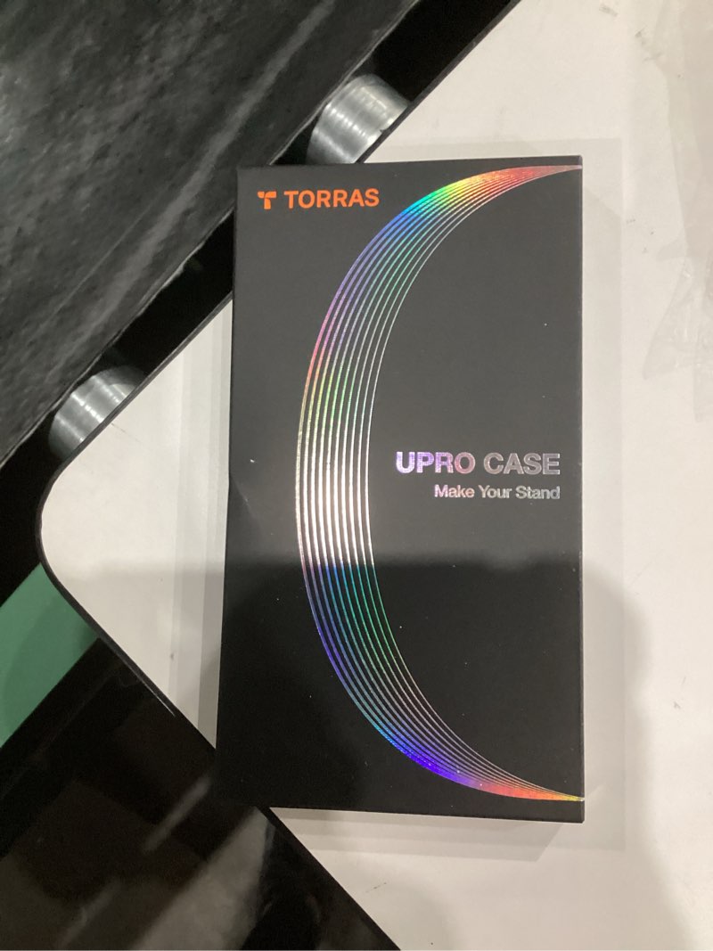 Condition photo showing New/Like New for TORRAS 360° Magnetic Stand for iPhone 16 Case, [Compatible with MagSafe] [Rotatable Flexible Kickstand], 16ft Mil-Grade Shockproof Protection Versatile Ring Holder, Anti-Scratch & Gray 6.1" Gray iPhone 16 6.1 inch