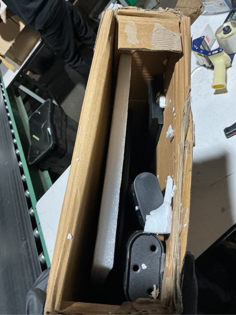 Condition photo showing Good Condition for YOMT Universal TV Floor Stand with Mount for 27-70 Inch LCD LED OLED TVs, Swivel Height Adjustable Tall TV Stand, Space Saving Design for Corner Bedroom Living Room, Black