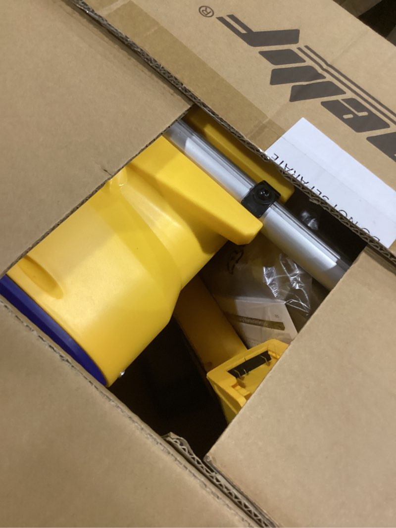 Condition photo showing Good Condition for Mellif Cordless Snow Shovel, 12-Inch Brushless Snow Blower Compatible with DeWalt 20V MAX Battery, Includes 4.0Ah Battery & Charger Kit, Lightweight with Adjustable Chute (Yellow & Blue)