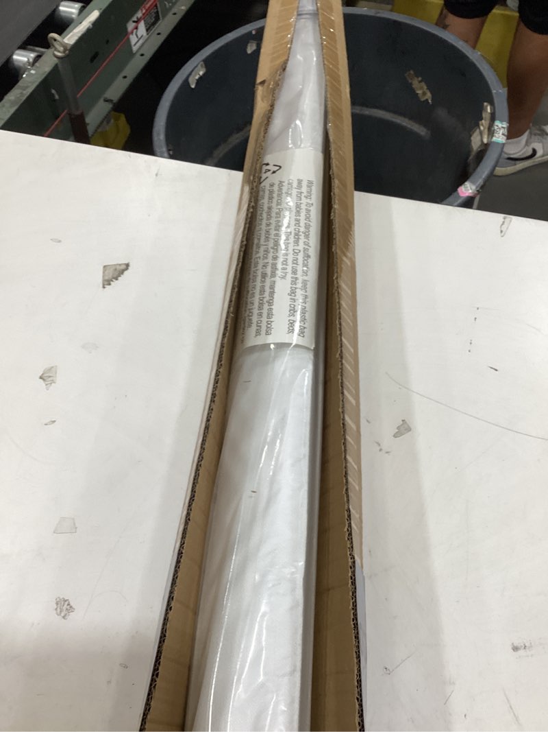 Condition photo showing Good Condition for lazblinds cordless roman shades for windows, light filtering thermal insulated window blinds, lightweight fabric blinds for indoor windows, 45" w x 60" h, white light filtering - white 45" w x 60" h