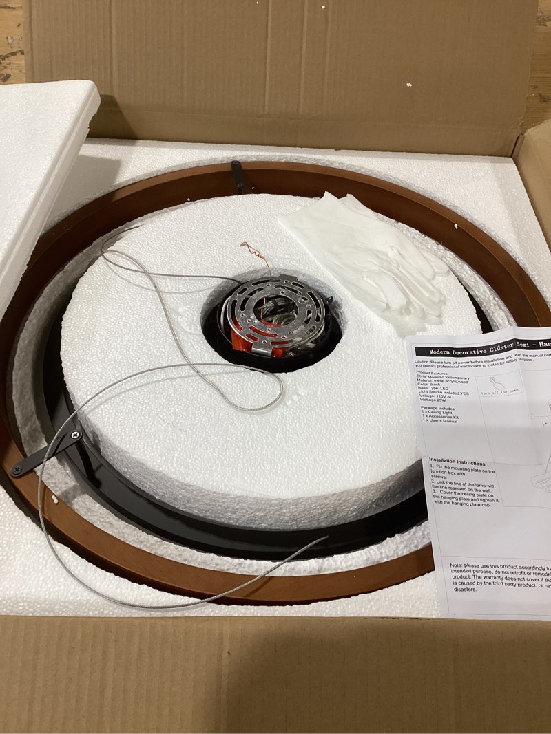 pershing 1 - light dimmable led chandelier