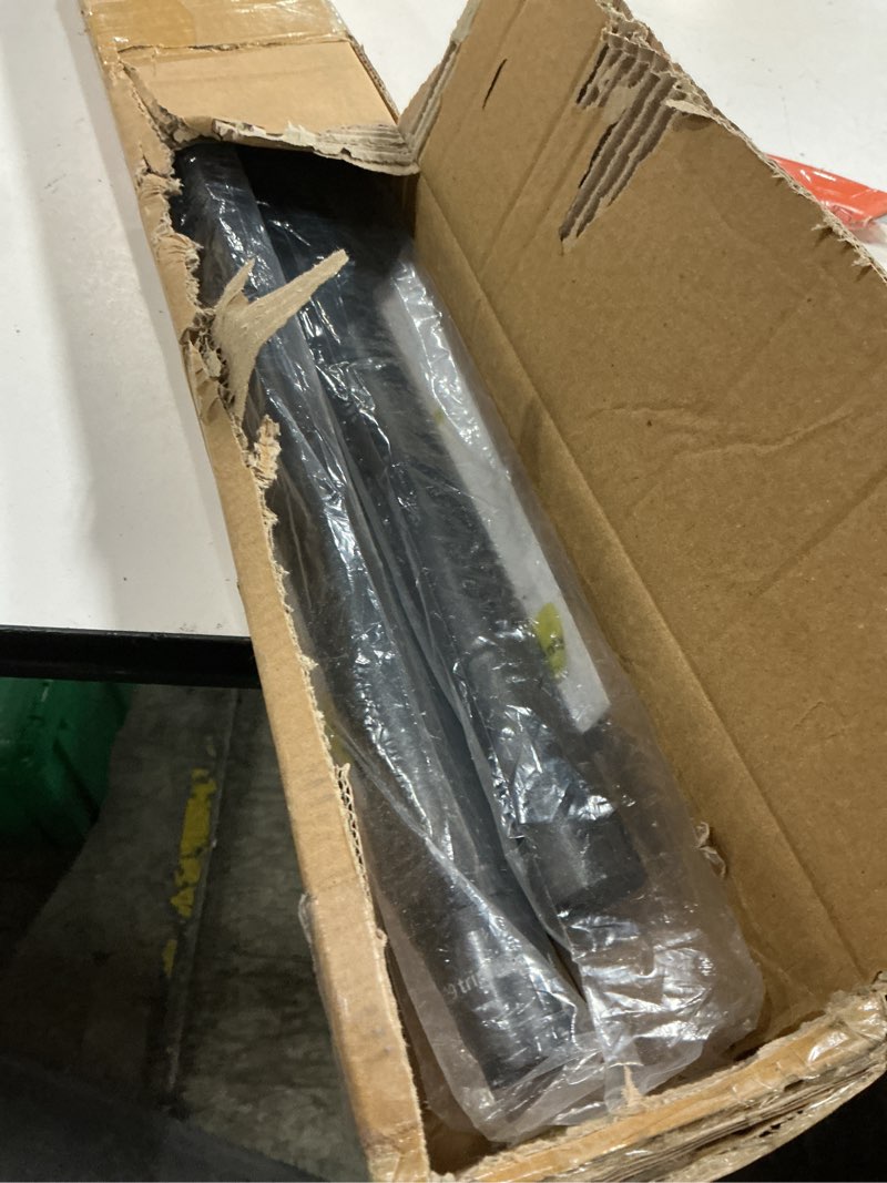 Condition photo showing New/Like New for tension curtain rod 51-86 inch, curtain rod no drilling for window or bathroom closet, outdoor curtain rods for patio tension rod, easy to install, never rust, rod diameter 1.26 inches - black black 51''-86''