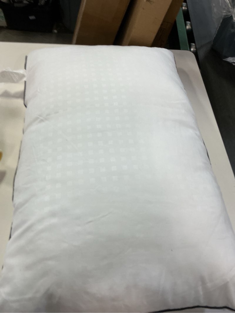 Condition photo showing As Is for JOLLYVOGUE Pillows Queen Size Set of 2, Hotel Collection Bed Pillows for Side, Back, and Stomach Sleepers, Fluffy and Supportive, Down Alternative Microfiber Filled Sleeping Pillow Queen 2