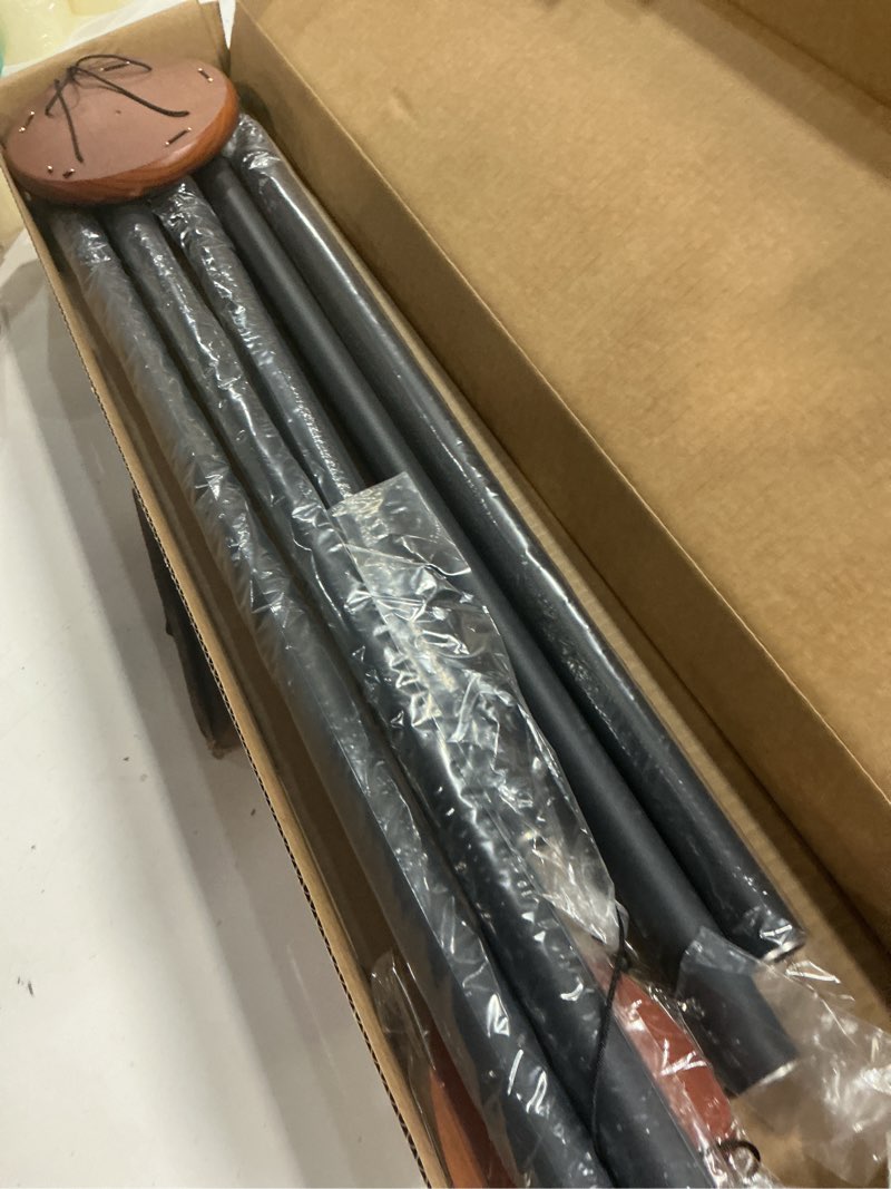 Condition photo showing New/Like New for Wind Chimes for Outside Deep Tone, 60 inch 5 Heavy Duty Tubes Aluminium Metal Extra Large Wind Chimes Outdoor, Decoration for Garden, Patio, Yard, Gift for Mother's Day, Birthday Black Classic 60" Deep Tone(5 Tubes)