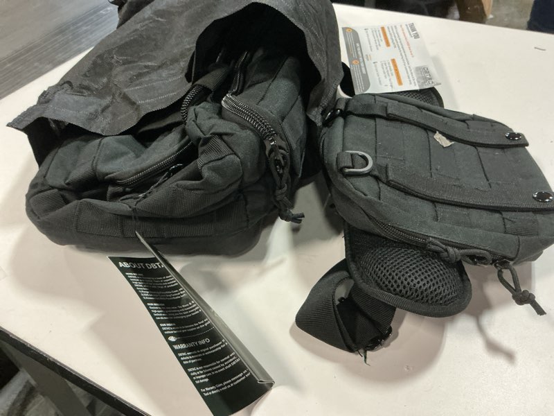 Condition photo showing Good Condition for DBTAC Soft Pistol Cases Deluxe Small Specialist for 2+ Pistol | Compact Tactical Range Bag w/Molle Pouch, Padded Shoulder Strap Included 16" x 8.5" x 9" Specialist Range Bag Molded Base Version Black x Black Base