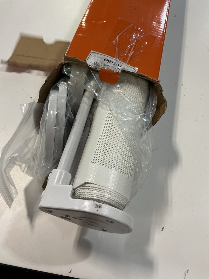 Condition photo showing Good Condition for retractable baby gate for doorways and stairs, mesh safety gate for pet, indoor & outdoor use, one-hand operation, easy installation, 33.6" tall, expands to 55" wide?white,33.6"x55"