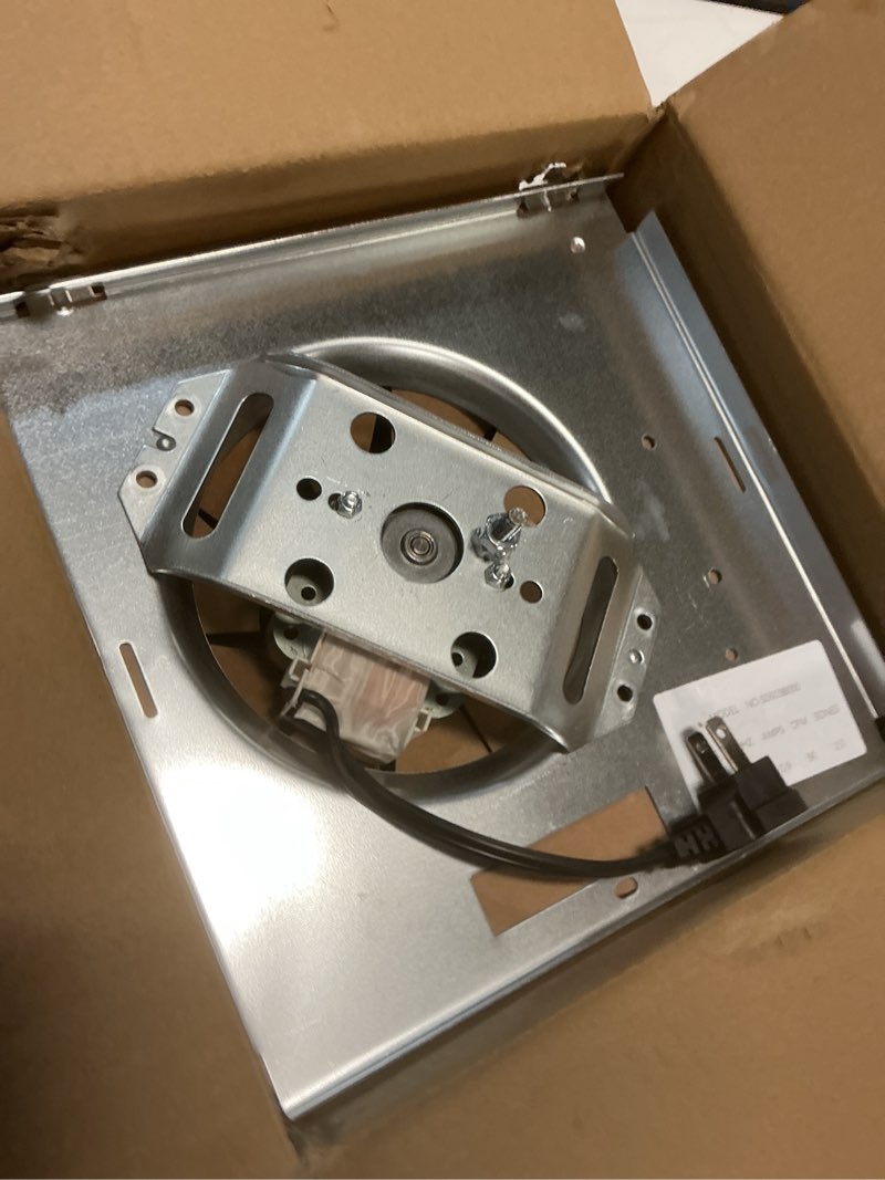 Condition photo showing New/Like New for 763rln b unit, 763rl b bathroom fan motor assembly compatible with nutone, 763rln, 763rl, 763rlnb, 763rln-r01 bathroom fan 50 cfm, fit 769rf, 769rl b unit 70 cfm, s0503b000, 2.0 sone, 9"x9"