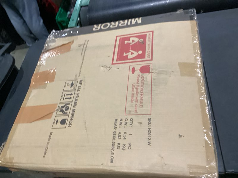 Condition photo showing New/Like New for Hasipu Vanity Mirror with Lights, 23.6" LED Large Makeup Mirror, Lighted Makeup Mirror with Lights, Smart Touch Control 3 Colors Dimmable Round Mirror 360°Rotation White White 23.6"L x 23.6"W