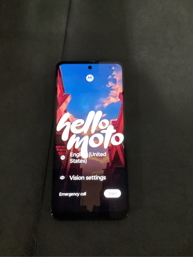 Condition photo showing New/Like New for working verified consumer cellular 2025 moto g 5g (128gb) - gray