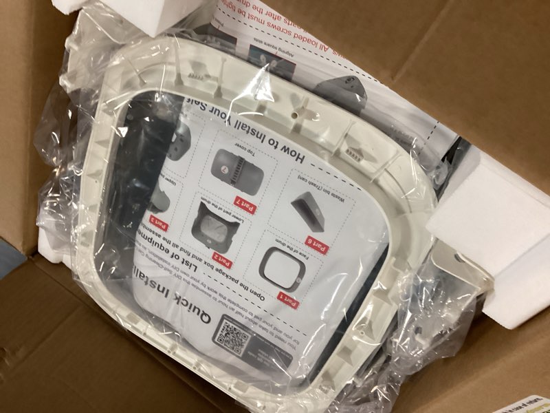 Condition photo showing Good Condition for Automatic Cat Litter Box Self Cleaning - APP Control and Weight Monitoring - Ultra-Quiet, Suitable for Medium Cats and Kittens, Safe Anti-Pinch Litter Box (Assembly Required) - White