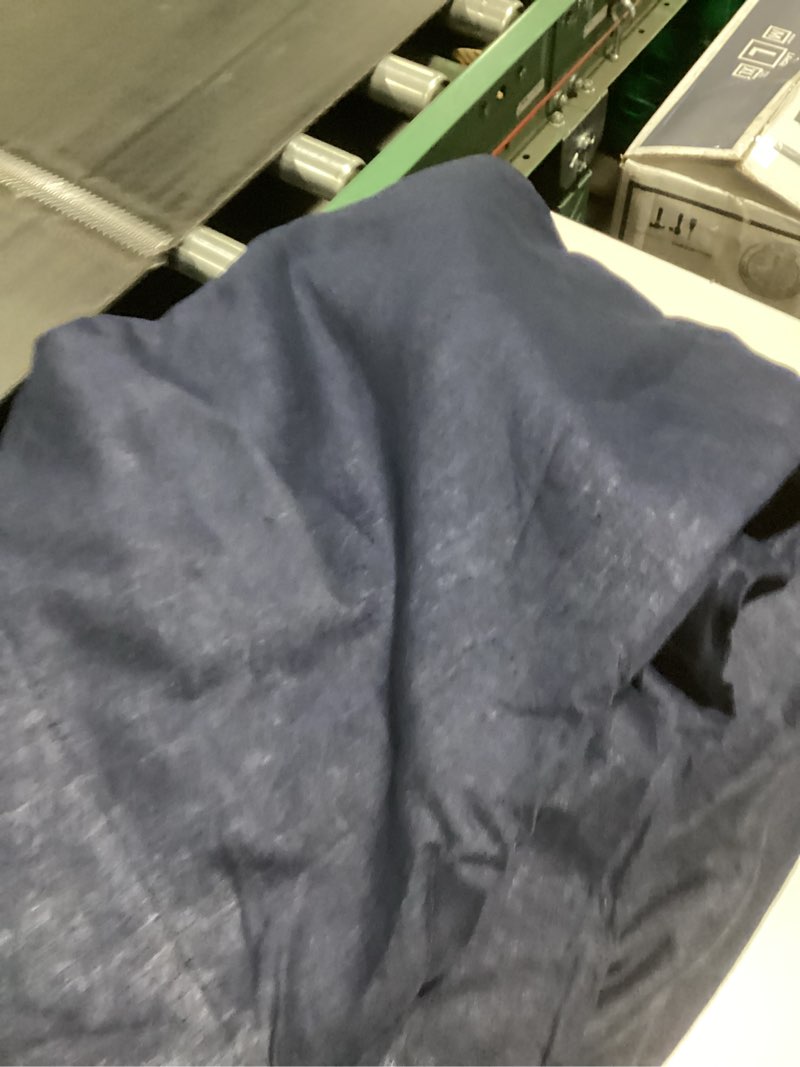 Condition photo showing As Is for quince european linen room darkening curtain - single panel 96x108