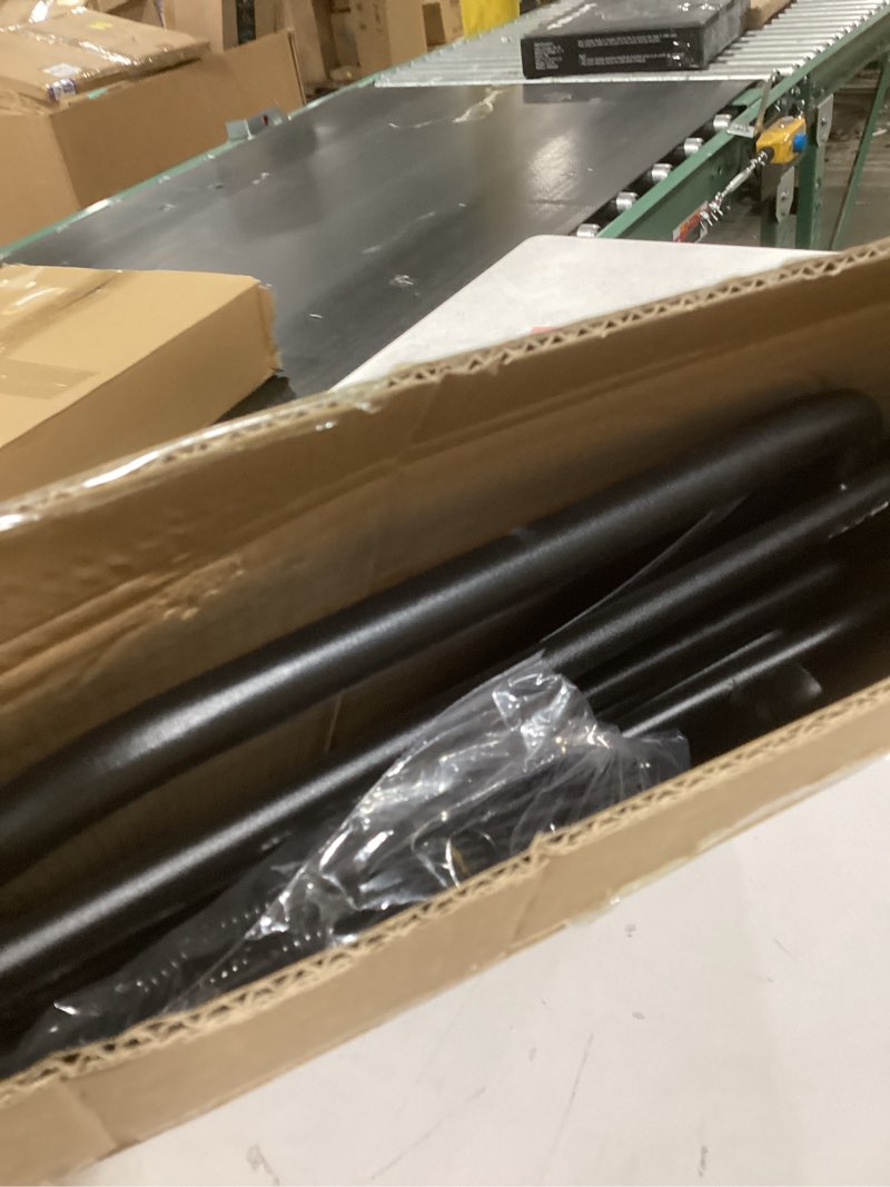 Condition photo showing Good Condition for Universal Fit Dog Barrier for SUV,Sedan,Truck,Front/Back Seat,Elastic 5 Ropes&Steel Hooks Firmly Fixed,42.5"–62"Width Adjustable,Dog Car Barrier Follow the Seat Movement,Durable Matte Paint Adjustable Matte Black