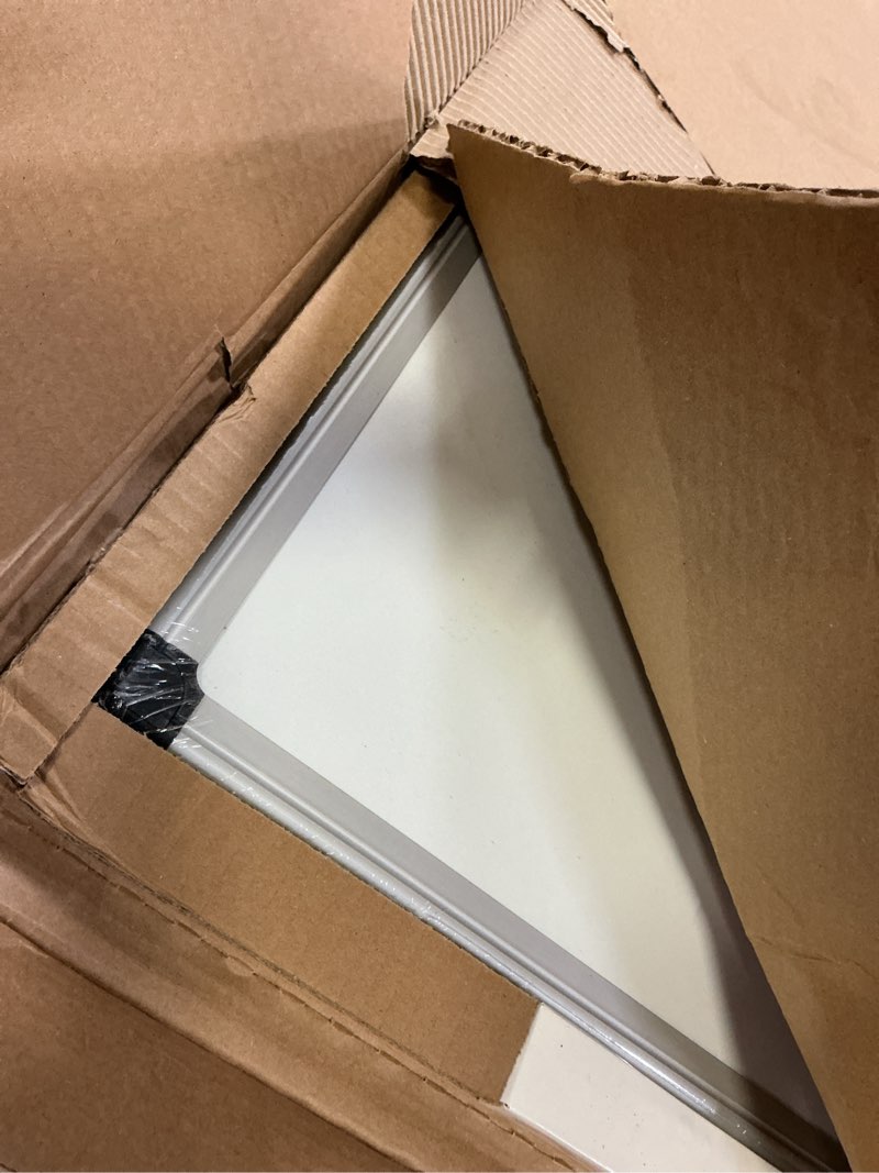 Condition photo showing Good Condition for Amazon Basics Magnetic Dry Erase Whiteboard, 36"W x 24"H, Aluminum Frame, Silver/White