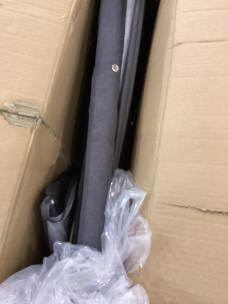 Condition photo showing As Is for Baby Cradle, Freestanding Bedside Bassinet, 3-in-1 Convertible Bassinet with 360° Swivel Wheels, 2026 New Model Adjustable, Easy-Fold Portable Neutral Baby Newborn Bassinet (Dark Gray)