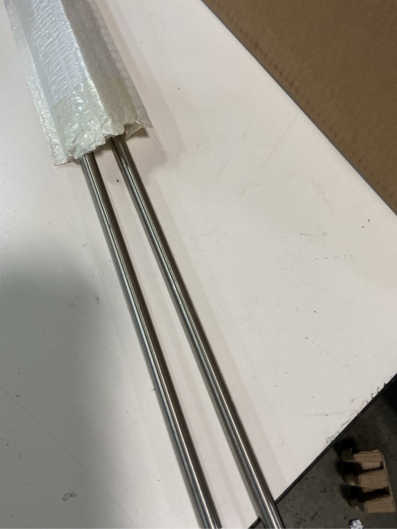 Condition photo showing Good Condition for 36 inches long 3/8" diameter 304 stainless steel solid round rod for?metal solid shaft rods?for diy craft & metal working - 2pcs 3/8”x36” 2