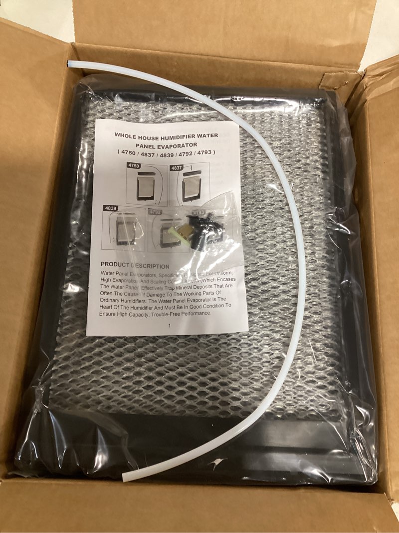 Condition photo showing Good Condition for 4839 humidifier replacement filter model no. 35 with water panel kit for 600, 600a, 600m whole-house humidifier models upgrade