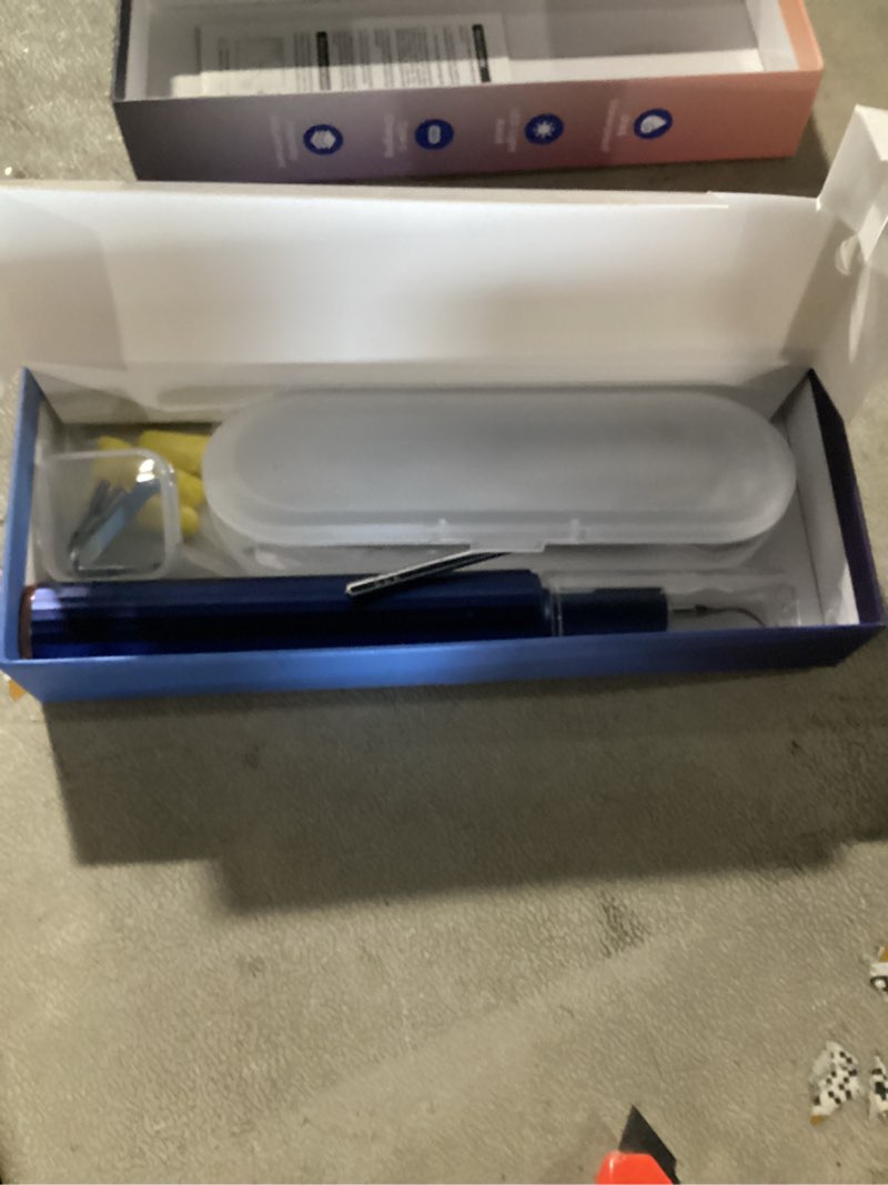 Condition photo showing Good Condition for Plaque Remover for Teeth, Dental Tools, Teeth Cleaning Tools with 6 Replaceable Heads, 8-in-1 Dental Pick, LED Light, Waterproof, Rechargeable for Home & Travel Use