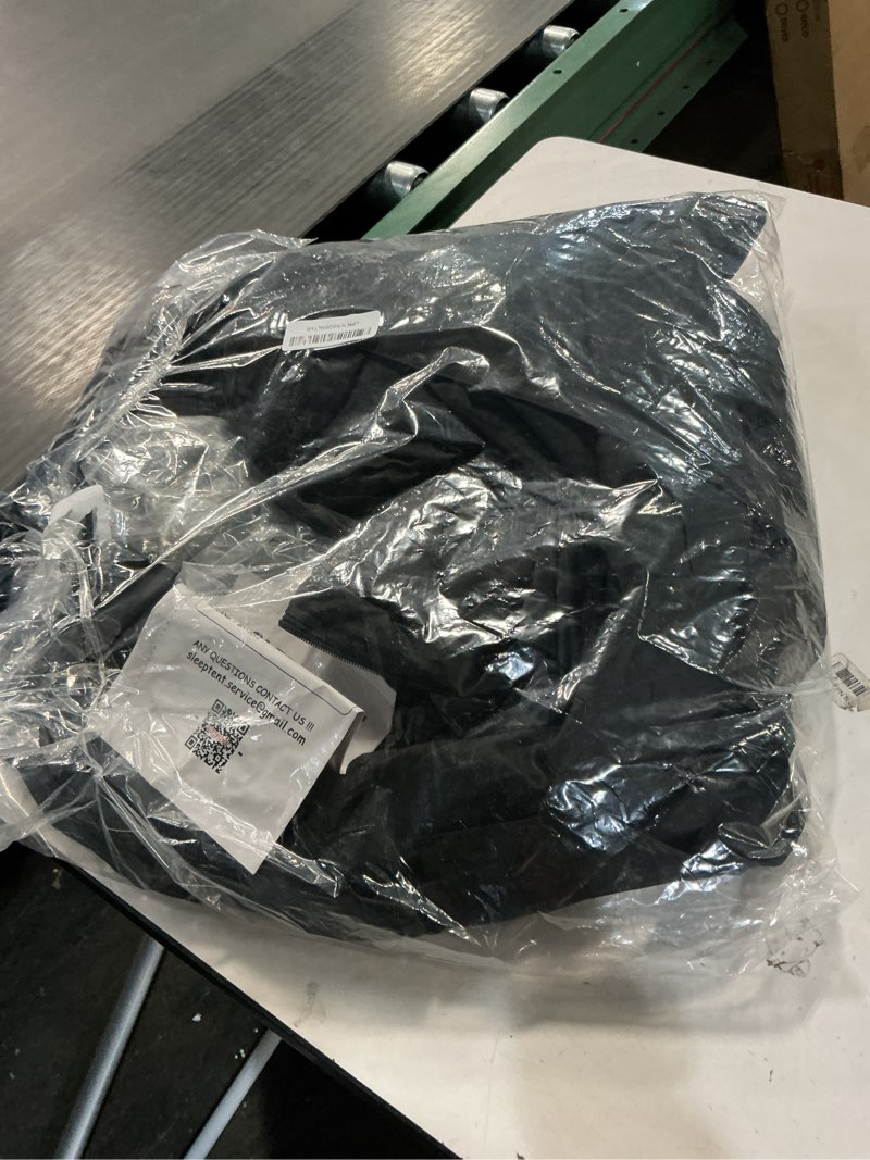 Condition photo showing As Is for Crib Blackout Tent for Pack N Play, Pop Up Travel Crib Blackout Cover Canopy, Breathable Baby Sleep Pod with Safe Bottom Design, Blocks 70% Light Blackout70%