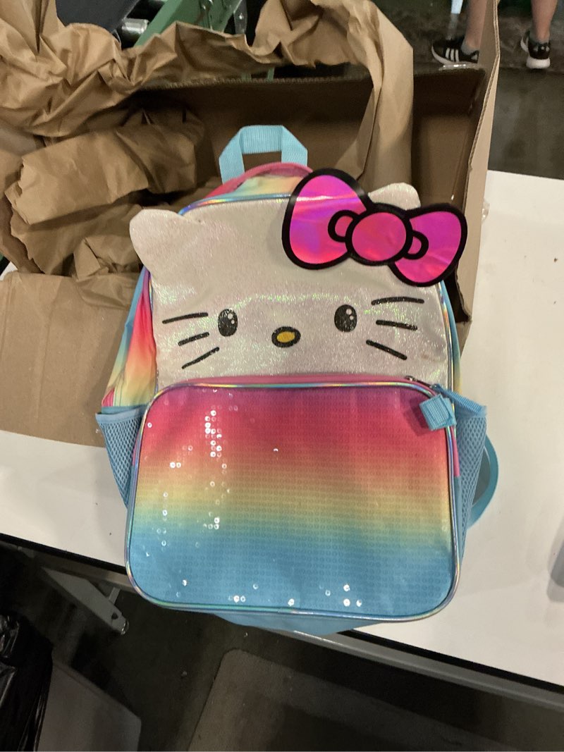 Condition photo showing Good Condition for hello kitty rainbow blossom backpack