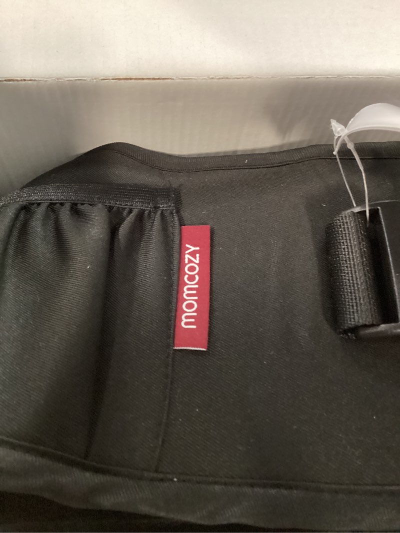 Condition photo showing New/Like New for momcozy baby carrier with hip seat, 2-in-1 forward-facing carry for active babies, detachable hands-free infant carrier up to 44lbs, all seasons toddler carrier fits waist sizes up to 45 inches, black