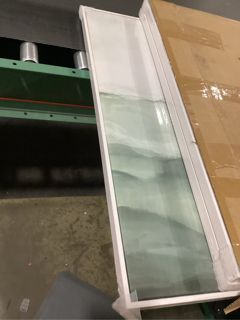 Condition photo showing Good Condition for Large Framed Sage Green Abstract Landscape Wall Art for Living Room, 3 Piece Modern Canvas Prints Paintings Artwork for Walls, Minimalist Abstract Pictures for Hallway, Office Wall Decor 24x36 In 24" W x 36" H x 3Pcs Serene View