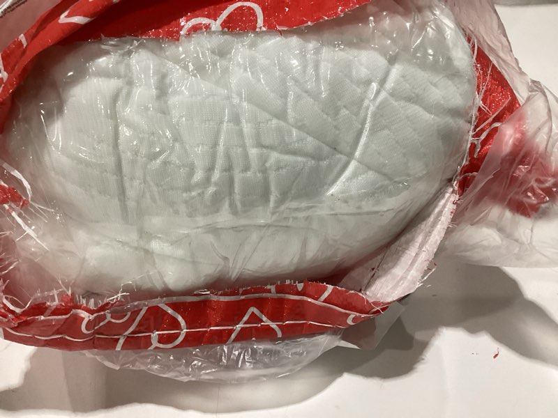 Condition photo showing Good Condition for schnauzer home body pillow for adults - soft long bed pillows insert for sleeping - shredded memory foam & removable washable cover - swan shaped side sleeper pregnancy pillow 49 inch (white) white tencel pillow (49 inch)