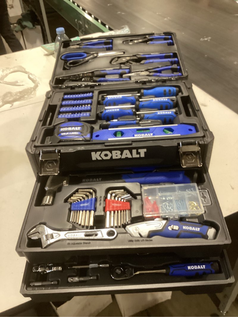 Condition photo showing Good Condition for kobalt 228-piece household tool set with folding case