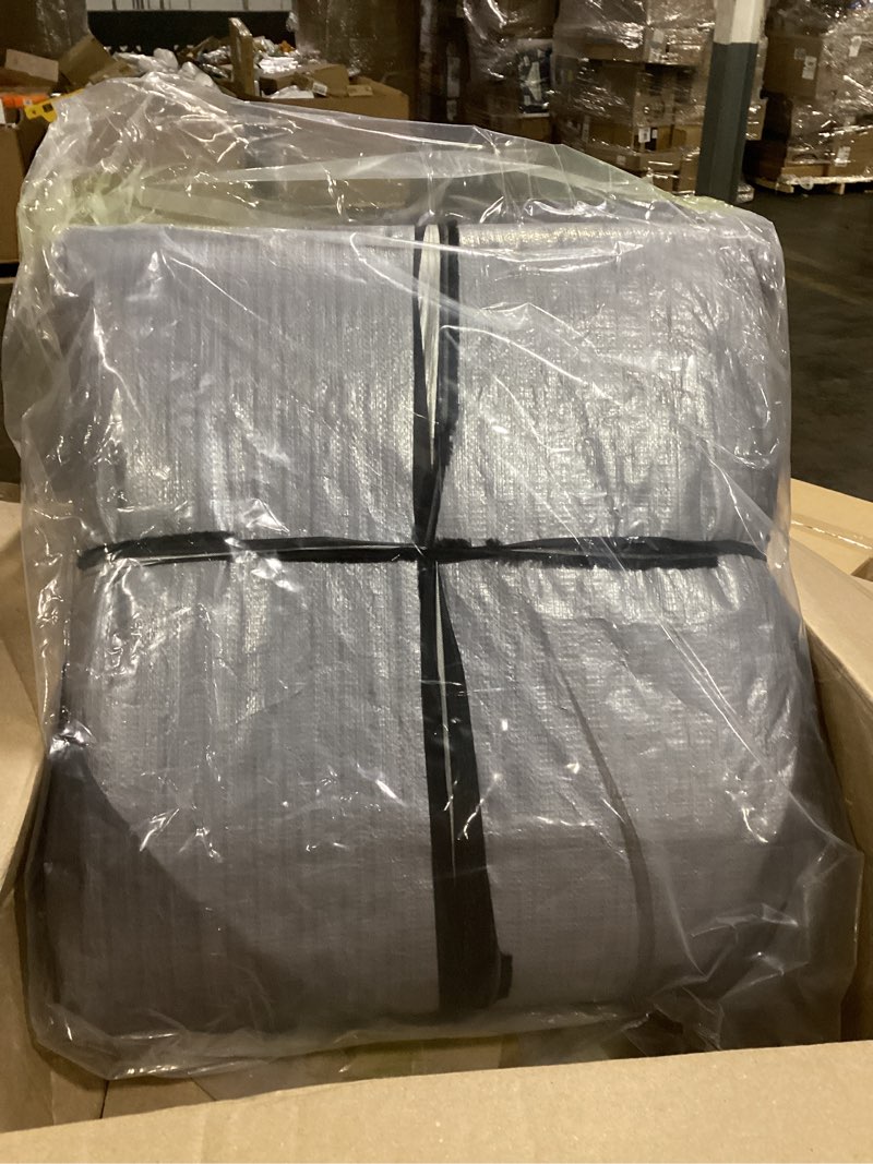 Condition photo showing Good Condition for UCEDER Insulated Hot Tub Cover 170G Polyethylene Thermal Insulation Spa Cover Protector Waterproof Hot Tub Cover Replacement,Energy-Saving and Eco-Friendly for Keeping Warm(83"x83"x35") Square 83"W x 83"L x 35"H Silver